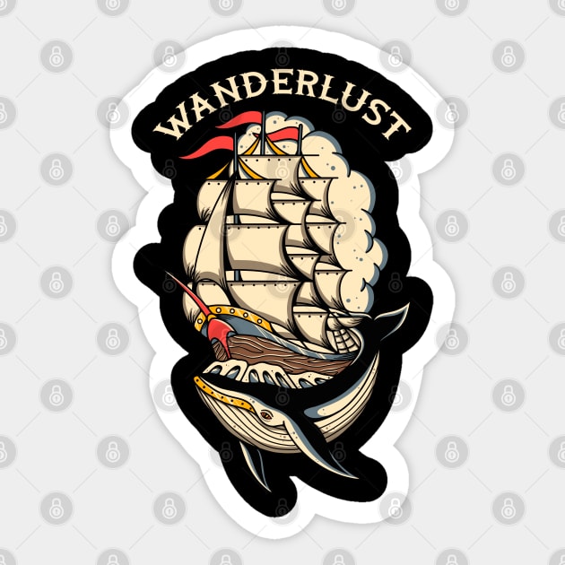 Wanderlust Sticker by ILLUSTRA.13